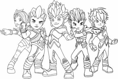 Disegni dei Gormiti da Colorare