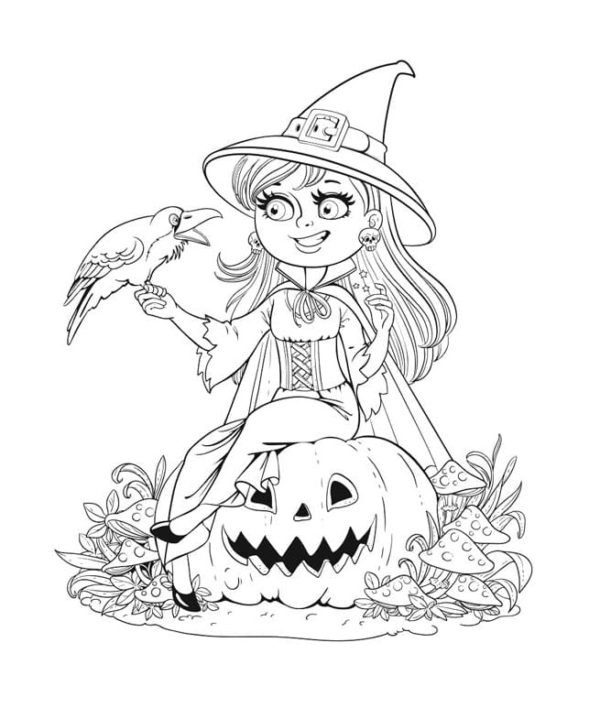 Halloween Coloring Pages for Adults