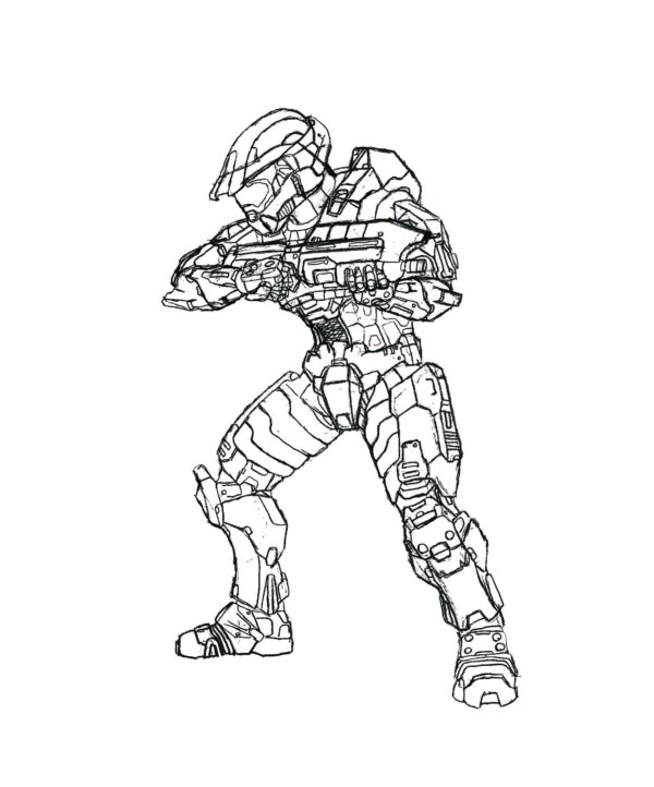 Halo Coloring Pages | 100 Pictures Free Printable