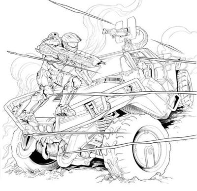 Halo Coloring Pages | 100 Pictures Free Printable