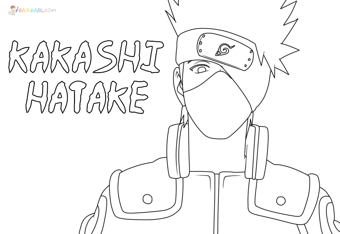 Kakashi Hatake Coloring Pages - Coloring Pages For Kids And Adults in 2023