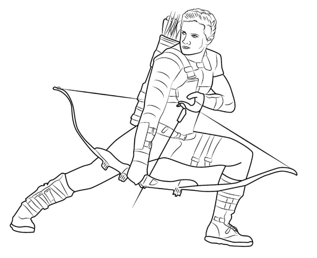 Hawkeye Coloring Pages | 70 Pictures Free Printable