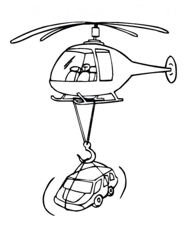 Desenhos de Helicóptero para colorir - 100 imagens impressão grátis