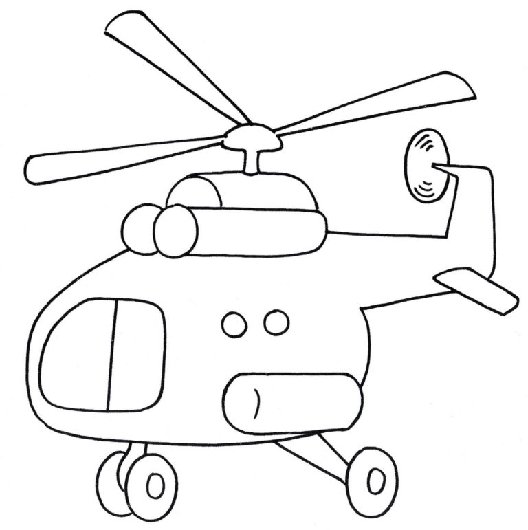Desenhos de Helicóptero para colorir - 100 imagens impressão grátis
