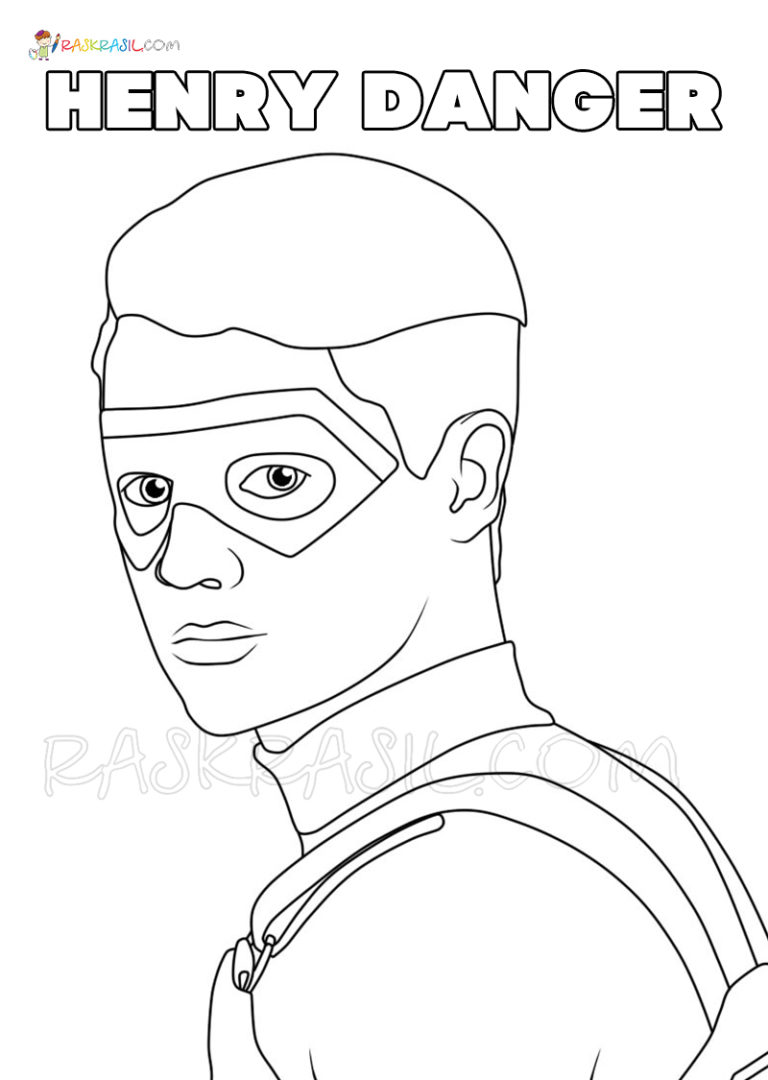 henry danger coloring page