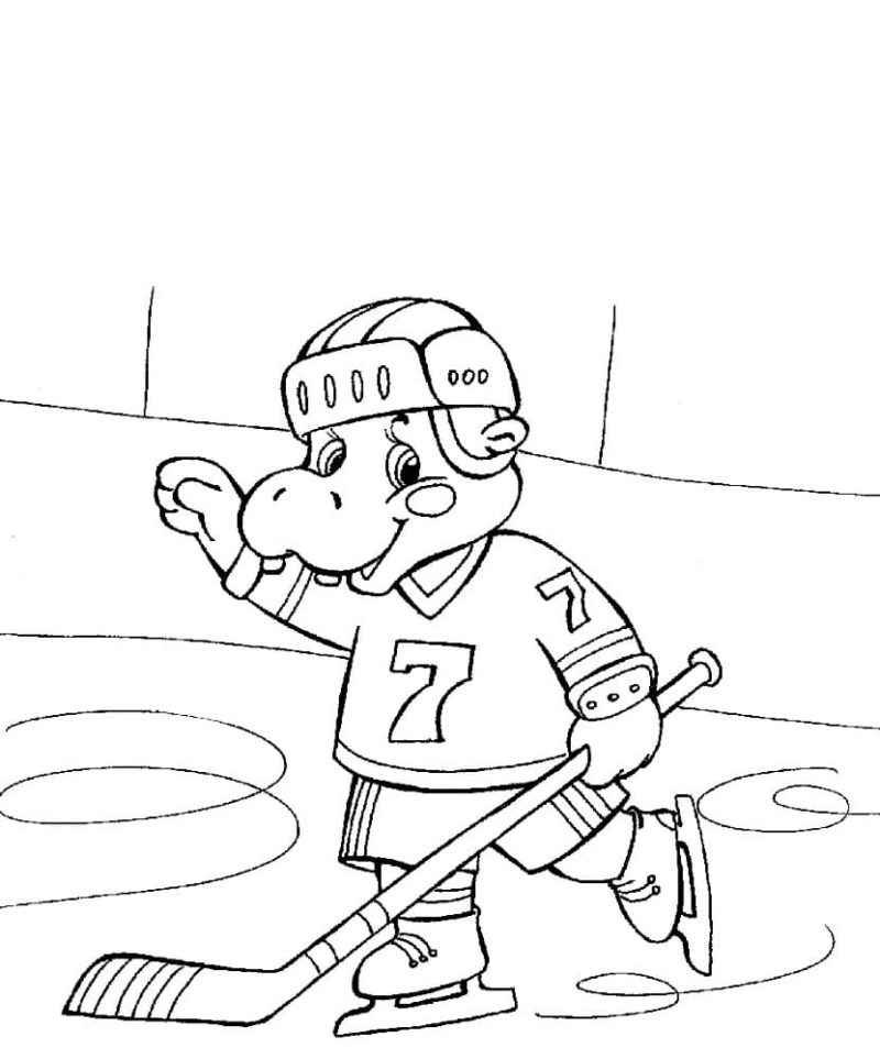 Hockey Coloring Pages | 100 Pictures Free Printable