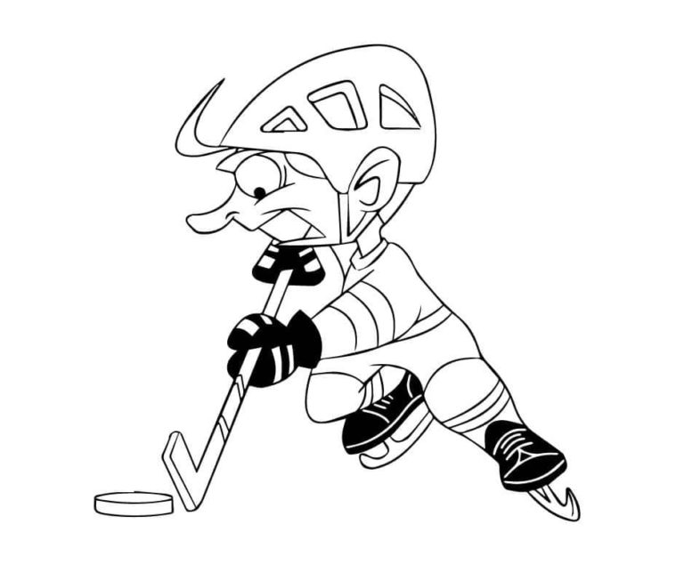 Hockey Coloring Pages | 100 Pictures Free Printable