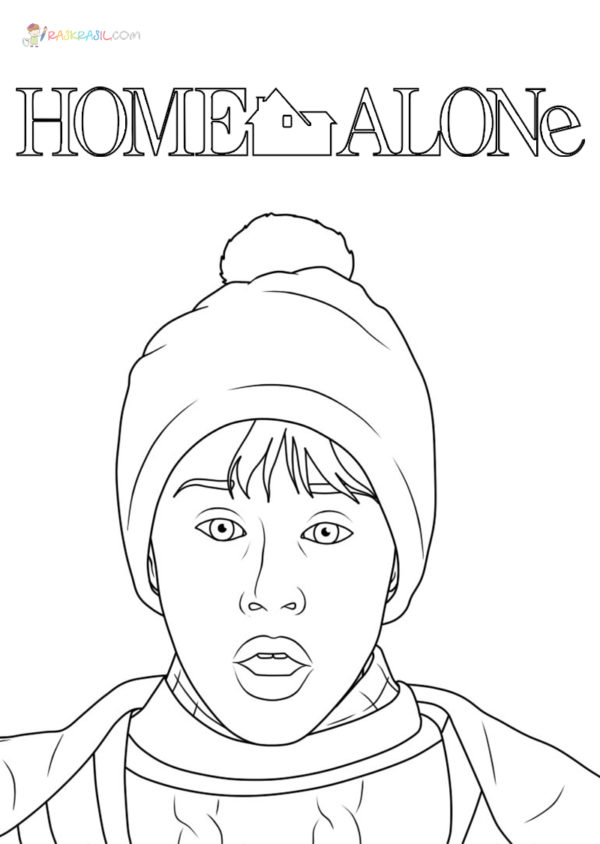 Home Alone Coloring Pages New Pictures Free Printable