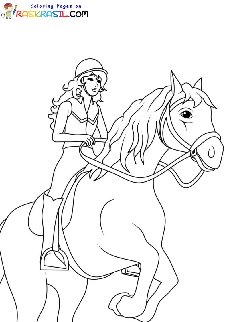Horse Club Adventures Coloring Pages
