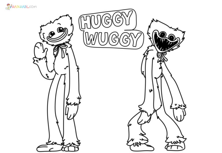 Coloriage Huggy Wuggy à imprimer