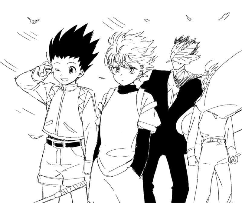 Hunter x Hunter Coloring Pages | 100 Pictures Free Printable