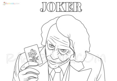 Joker Coloring Pages