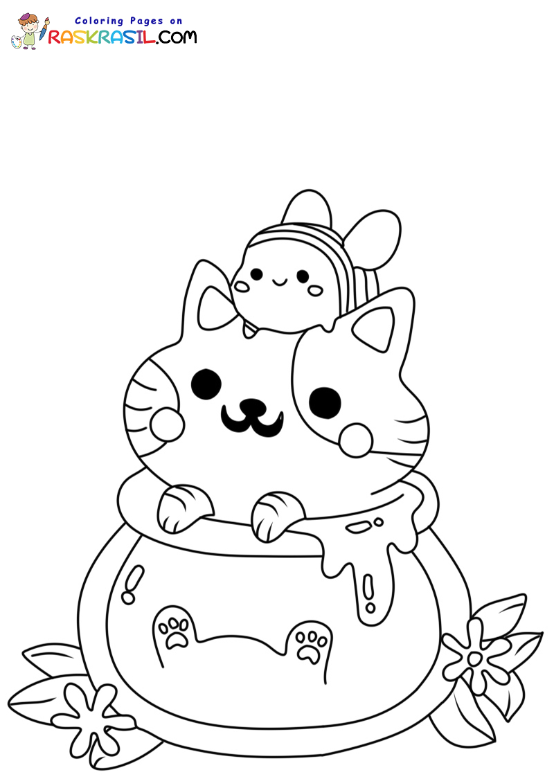 Desenhos Kawaii para Colorir