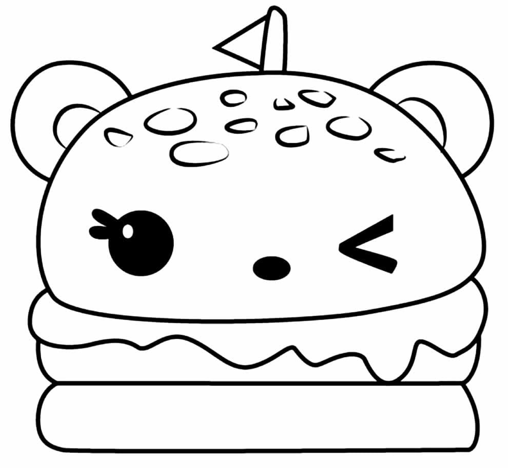 47+ Desenhos de Comidas Kawaii para Imprimir e Colorir/Pintar