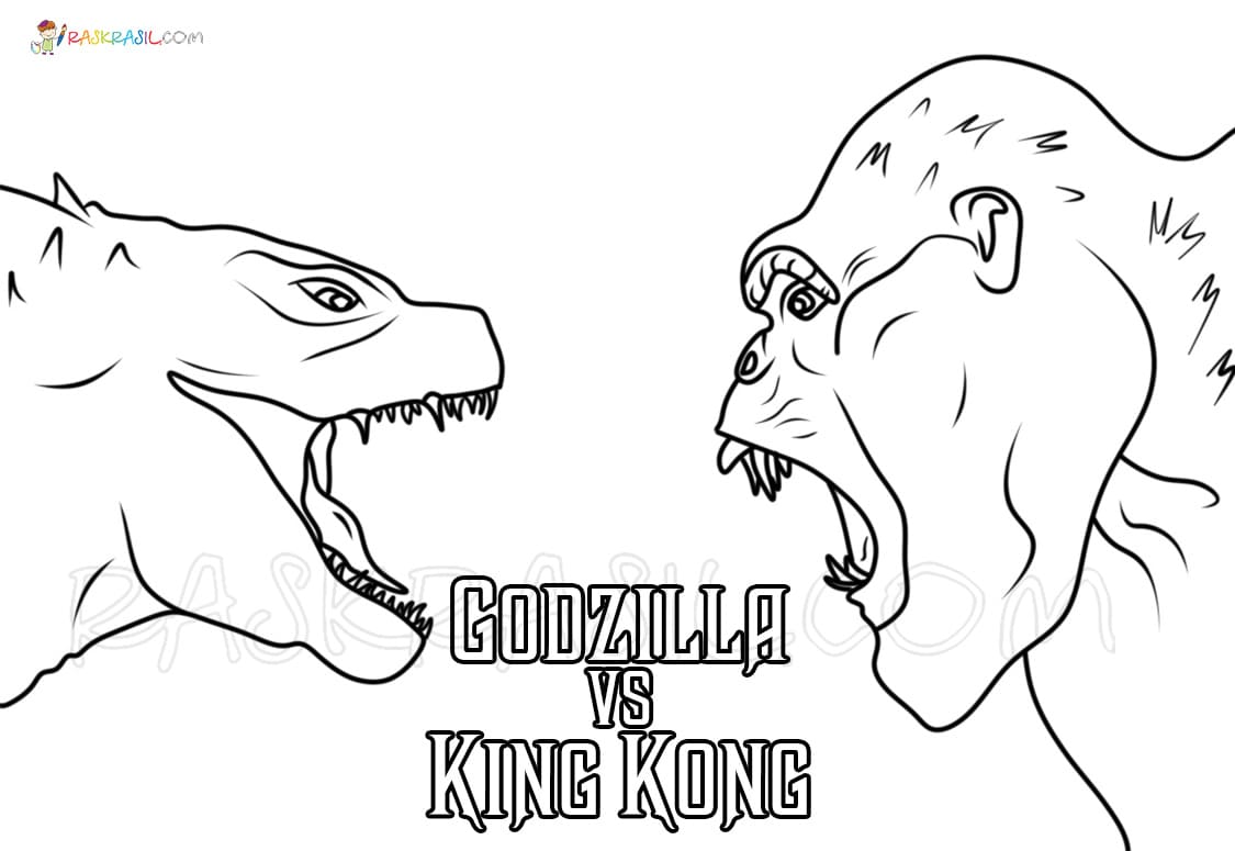 King Kong Coloring Pages   20 Pictures Free Printable