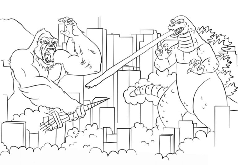 Coloriage King Kong 30 Pages Colorier Imprimer Gratuits coloriage-king-kong-30-pages-colorier-imprimer-gratuits