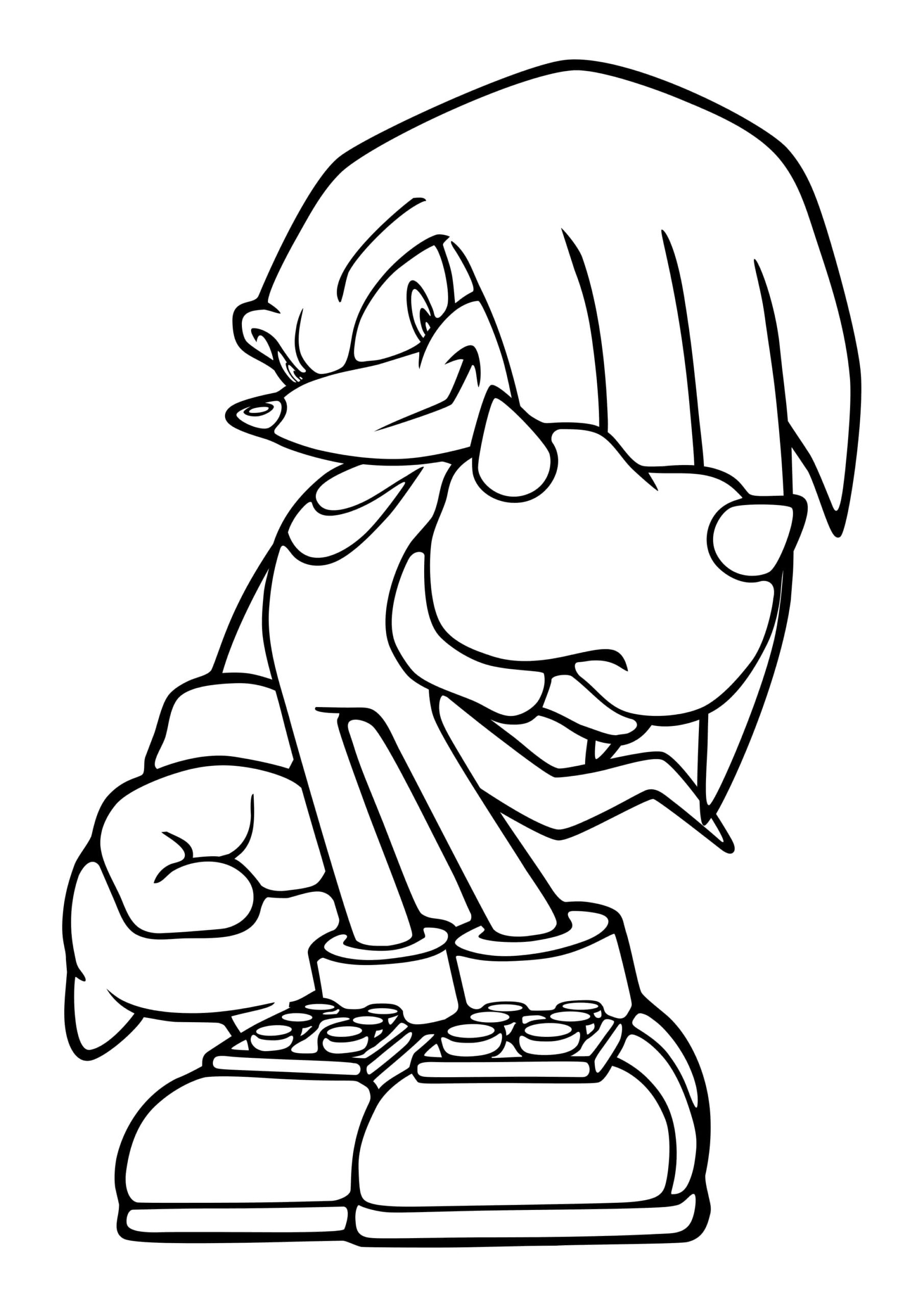 Raskrasil.com-Coloring-Pages-Knuckles-The-Echidna-2