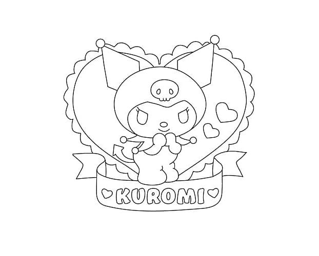 Desenhos de Kuromi para Colorir
