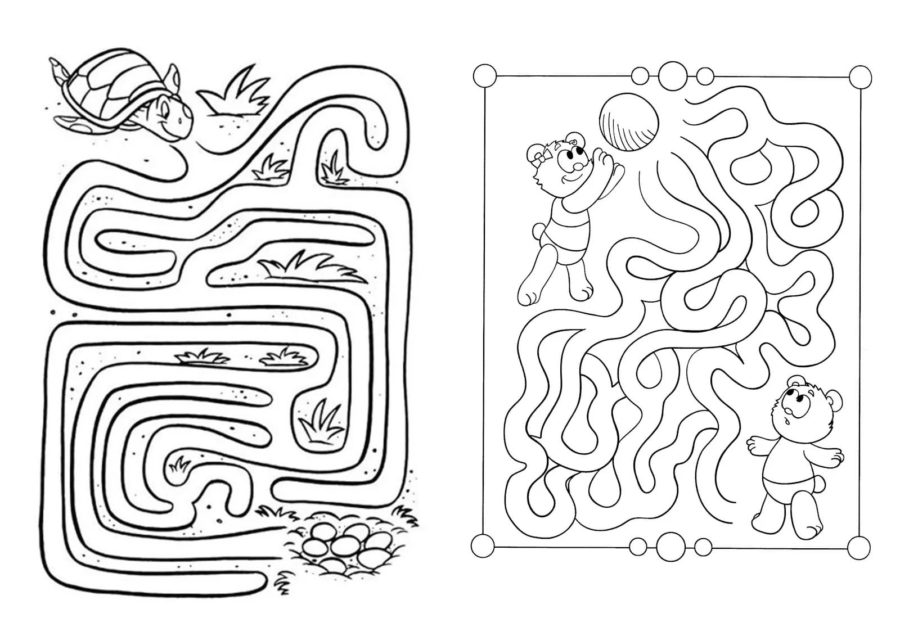 Coloriage Labyrinthes à imprimer