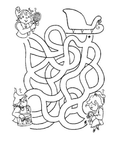 Labyrinths Coloring Pages