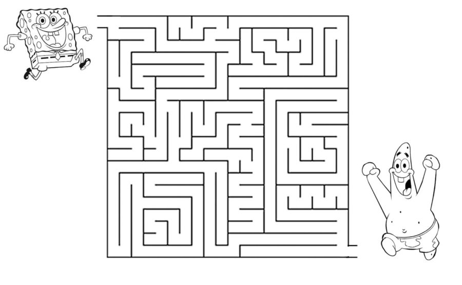 Ausmalbilder Labyrinth | Kostenlos Malvorlagen zum Ausdrucken