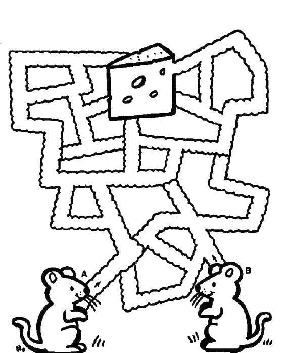 Labyrinths Coloring Pages | 100 Free Printable Pictures