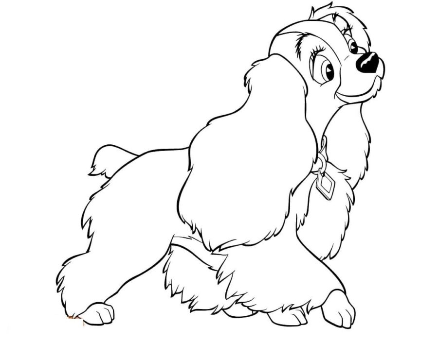 Coloriage La Belle et le Clochard - 80 pages à colorier à imprimer gratuits