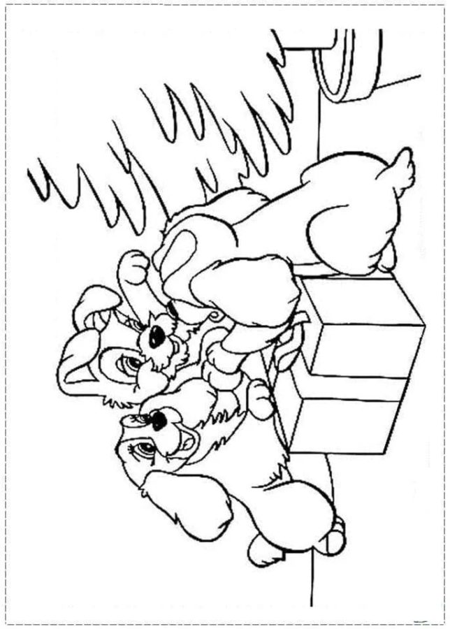 Coloriage La Belle et le Clochard - 80 pages à colorier à imprimer gratuits