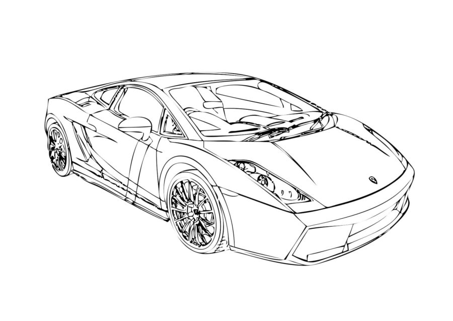 Lamborghini Coloring Pages