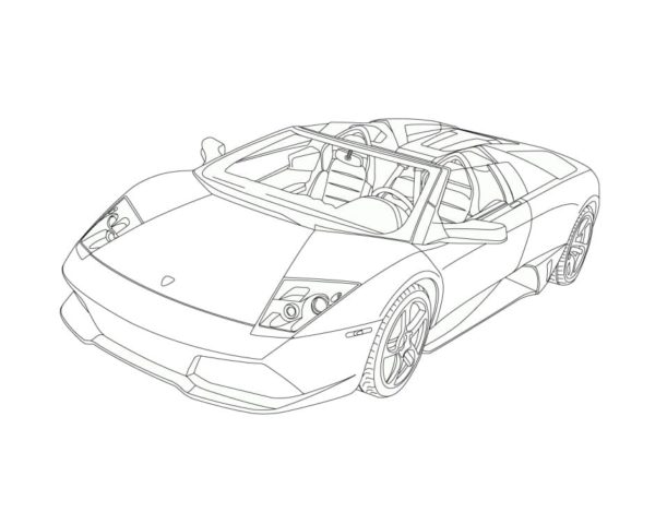 Lamborghini Coloring Pages