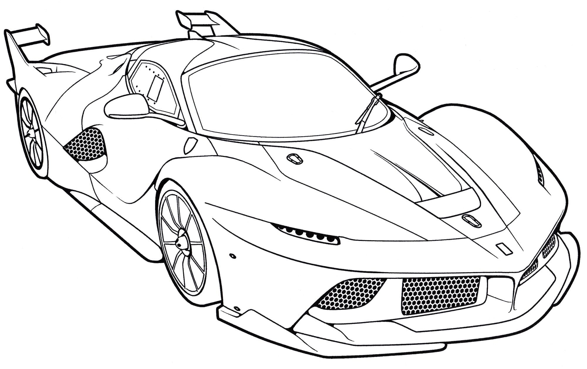 Lamborghini Coloring Printable Veneno Sketch Coloring Page
