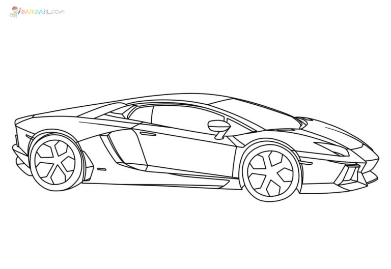 Lamborghini Coloring Pages
