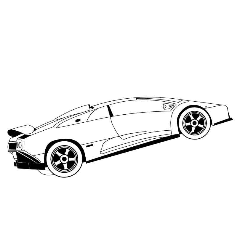 Ausmalbilder Lamborghini | Malvorlagen zum Ausdrucken