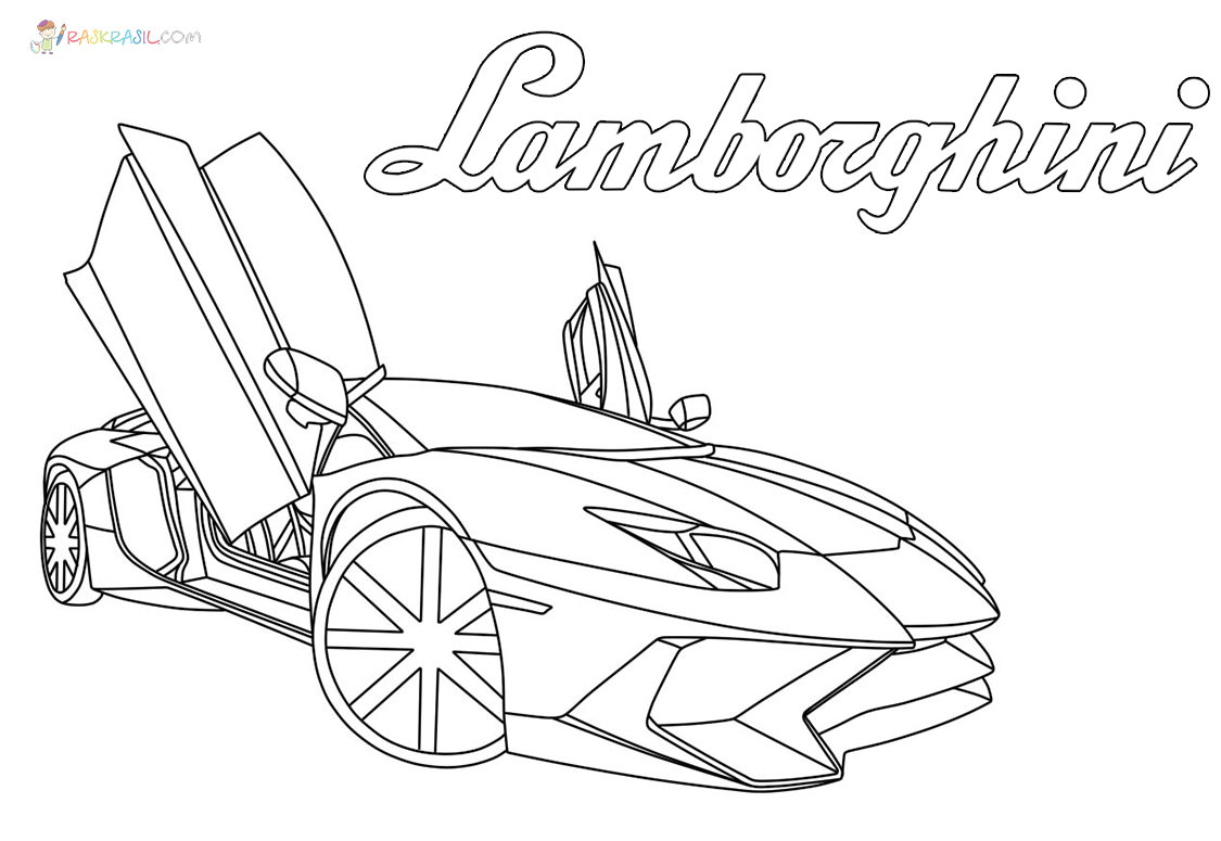 full coloring pages with cars