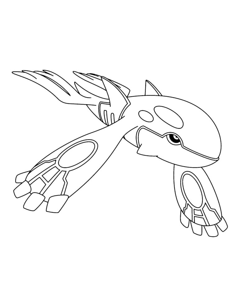 Desenhos de Pokémon Lendário para Colorir