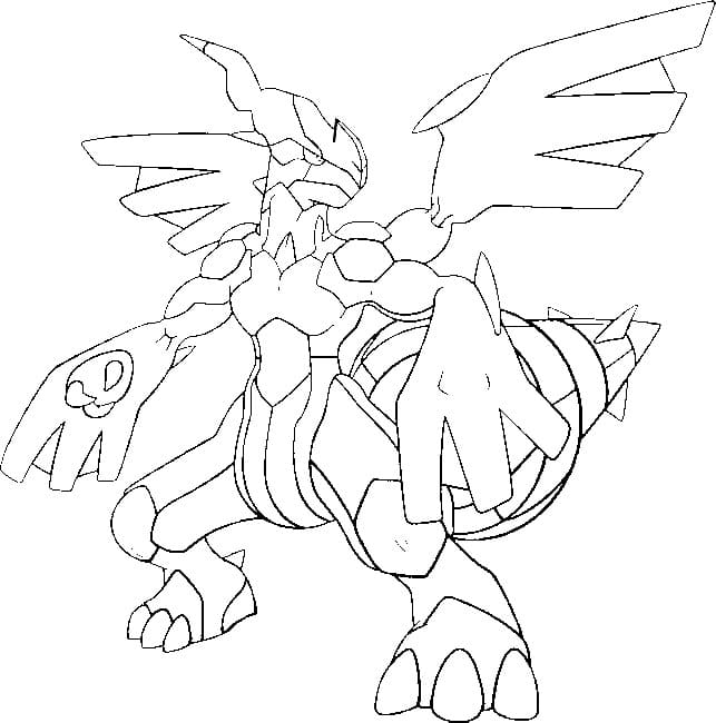 Coloriage Pokemon Legendaire à imprimer