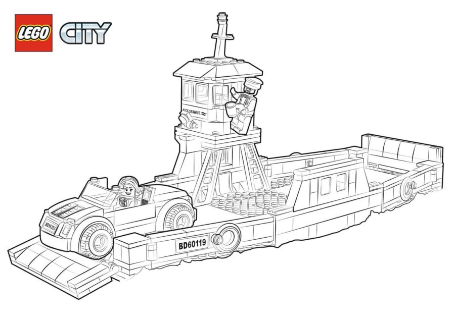 Lego City Coloring Pages | 60 Pictures Free Printable