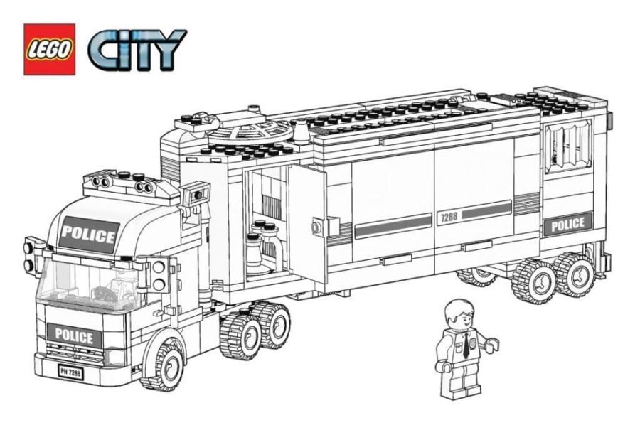 Desenhos de Lego City para Colorir - 60 imagens para impressão gratuita