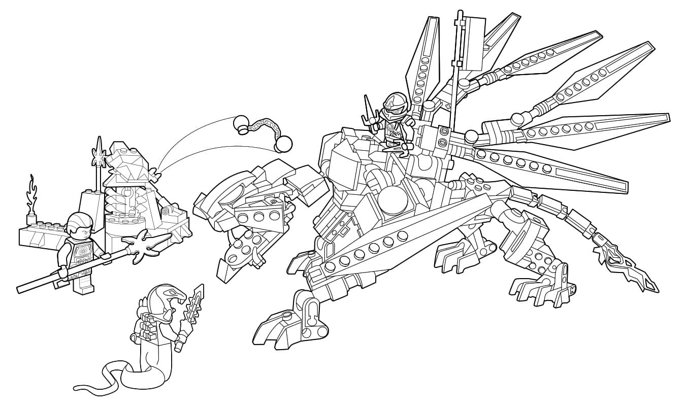 Lego Ninjago Dragon Coloring Pages   20 New Pictures Free ...