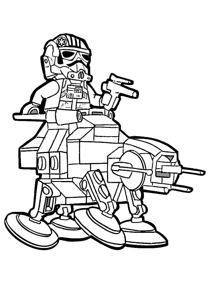 Dibujos de Lego Star Wars para Colorear - 80 imágenes para imprimir gratis