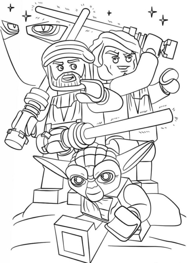 Lego Star Wars Coloring Pages