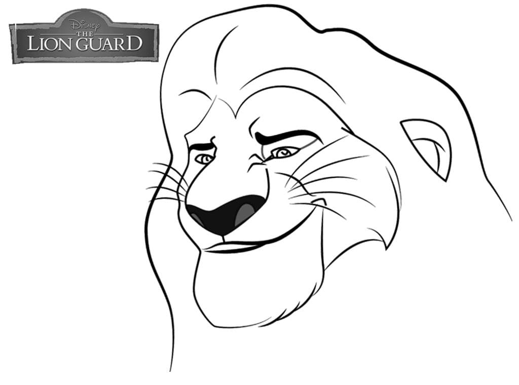 Desenhos do A Guarda do Leão para colorir - 100 imagens para imprimir