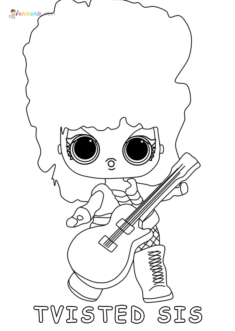 L.O.L. Surprise Dolls Coloring Pages