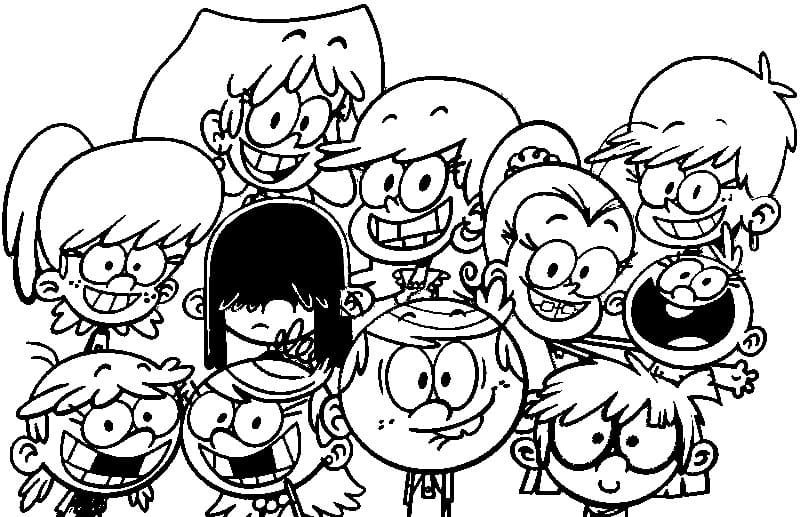 The Loud House Coloring Pages | 100 Pictures Free Printable