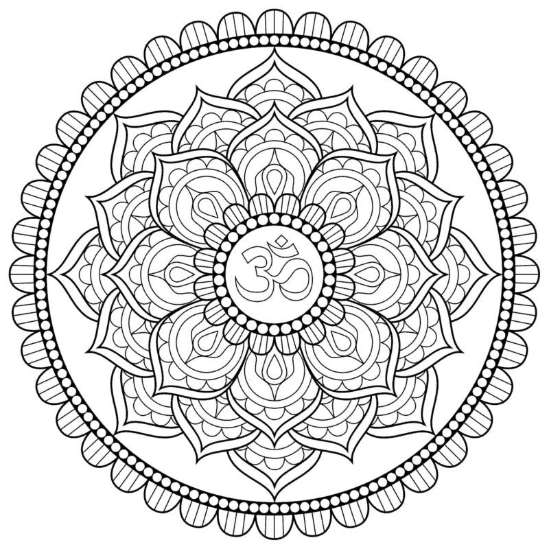 Ausmalbilder Mandala | 100 Malvorlagen Kostenlos zum Ausdrucken