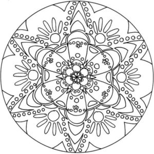 Disegni di Mandala da colorare - 100 immagini per la stampa gratuita