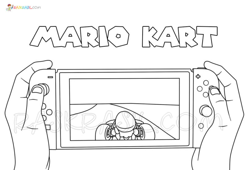 Coloriage Mario Kart - 40 nouvelles images pour une impression gratuite