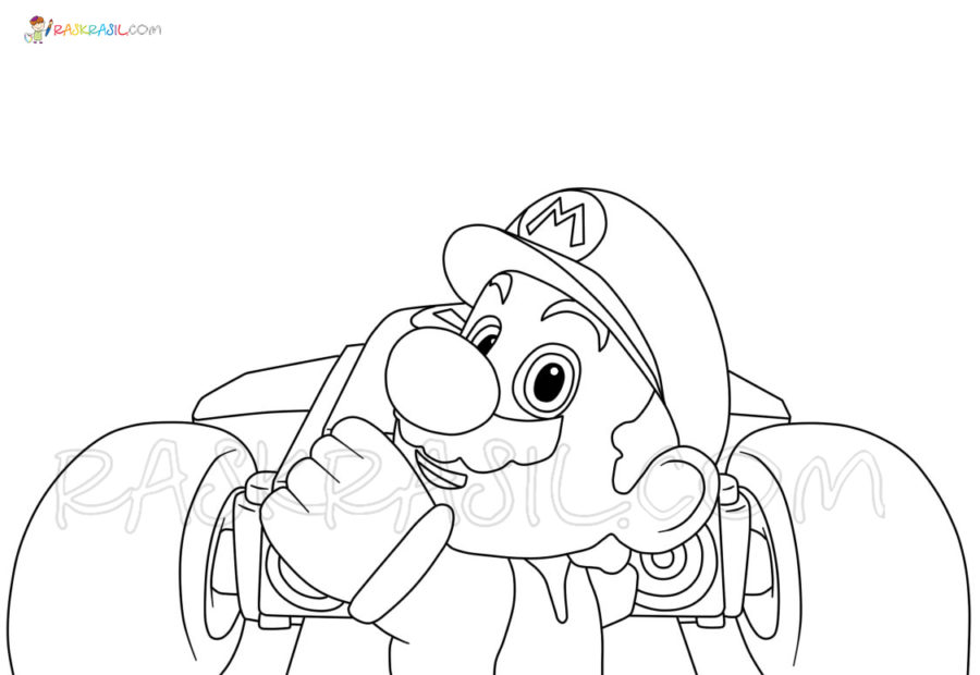 Coloriage Mario Kart - 40 nouvelles images pour une impression gratuite