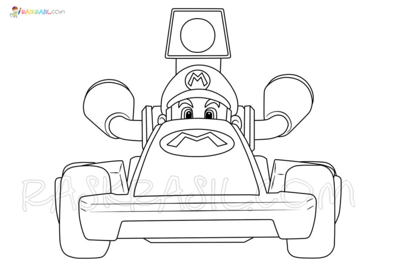 Coloriage Mario Kart - 40 nouvelles images pour une impression gratuite