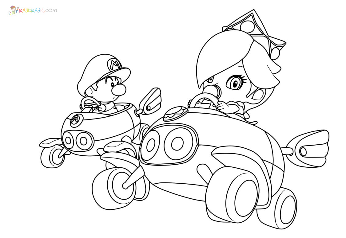 Mario Kart Coloring Pages | 40 New Pictures Free Printable